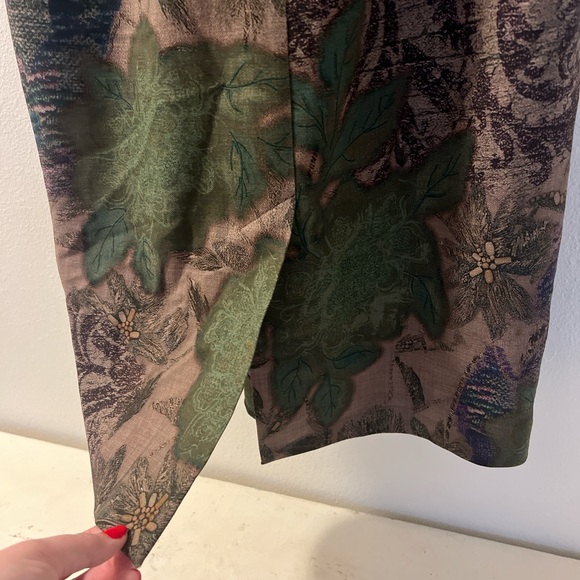 MADE IN ITALY lightweight wool knit midi dress w a modern whimsygoth vibe - Picture 5 of 6